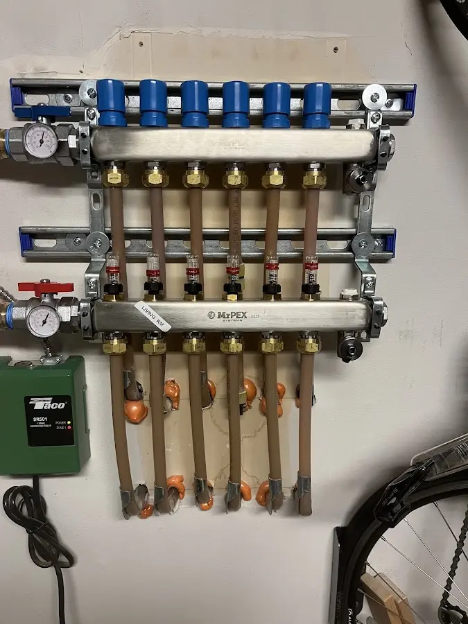 Plumber performing Leak Detection at a residential property in Hill 'n Dale